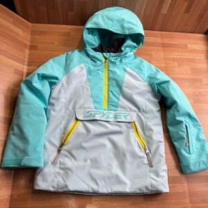 Spyder pullover hooded ski jacket size 10 NWT